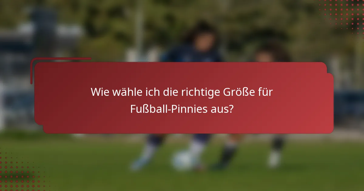 Wie wähle ich die richtige Größe für Fußball-Pinnies aus?